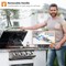 Sorbus Stainless Steel Large Folding Barbecue Grilling Basket with Handle